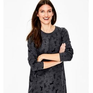 Boden doodle dog sweatshirt dress 10R